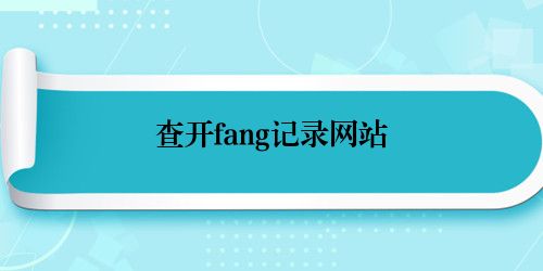 查开fang记录网站