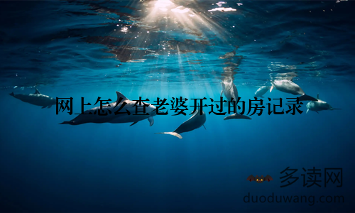 网上怎么查老婆开过的房记录