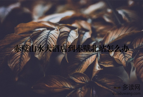 赤壁山水大酒店到赤壁北站怎么办