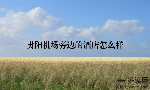 贵阳机场旁边的酒店怎么样