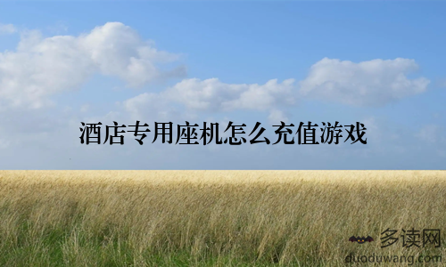 酒店专用座机怎么充值游戏