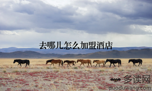 去哪儿怎么加盟酒店