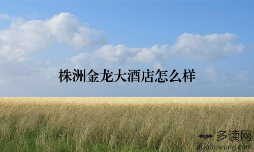 株洲金龙大酒店怎么样