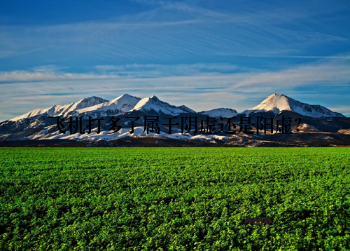 飞机打多了属于阴虚还是阳虚?
