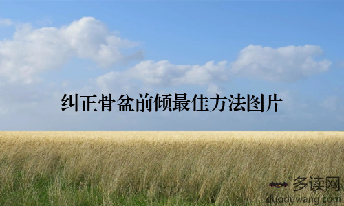 纠正骨盆前倾最佳方法图片