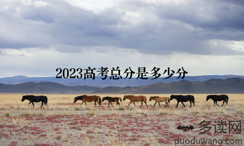 2023高考总分是多少分