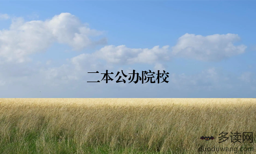 二本公办院校