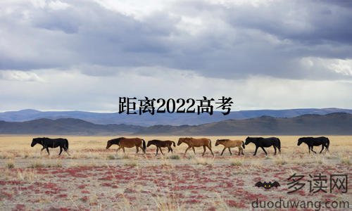 距离2022高考