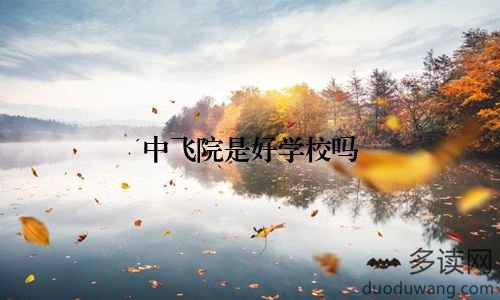 中飞院是好学校吗