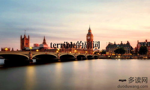 terrible的副词