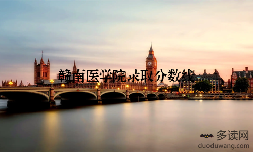 赣南医学院录取分数线