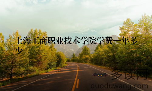 上海工商职业技术学院学费一年多少