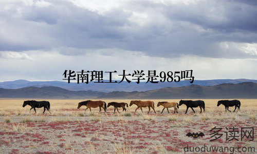 华南理工大学是985吗