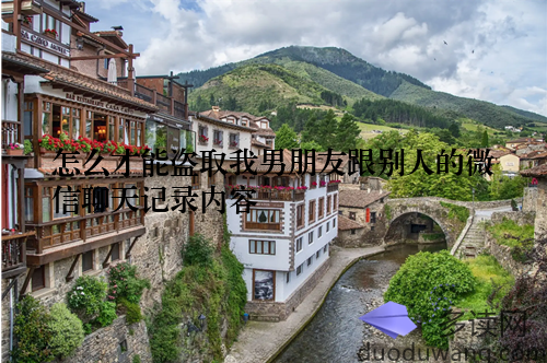 怎么才能盗取我男朋友跟别人的微信聊天记录内容
