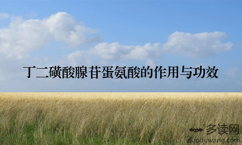丁二磺酸腺苷蛋氨酸的作用与功效