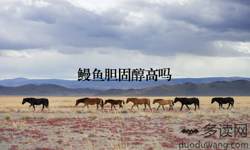 鳗鱼胆固醇高吗