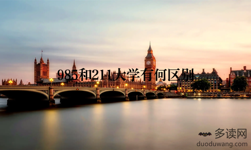 985和211大学有何区别