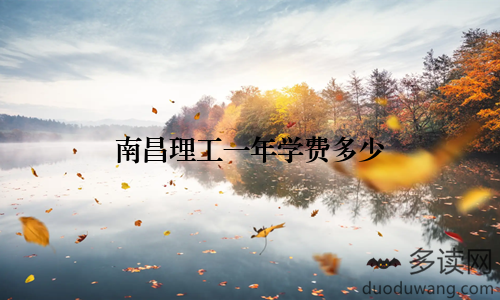南昌理工一年学费多少