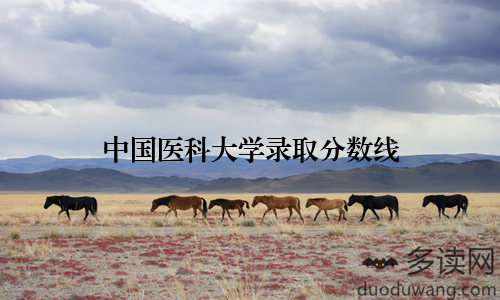 中国医科大学录取分数线
