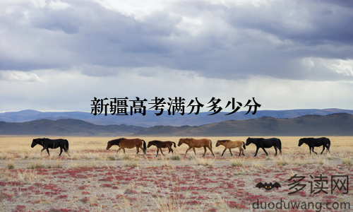 新疆高考满分多少分
