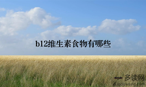b12维生素食物有哪些