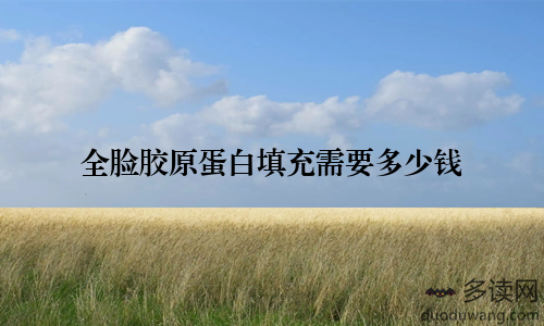 全脸胶原蛋白填充需要多少钱