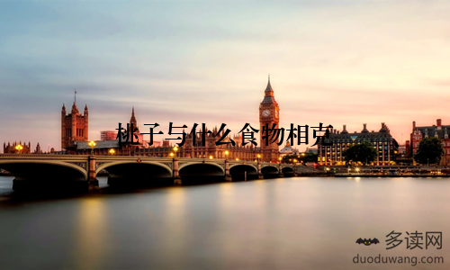 桃子与什么食物相克