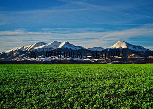 高二成绩400高三还有救吗