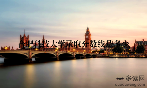 合肥科技大学录取分数线是多少