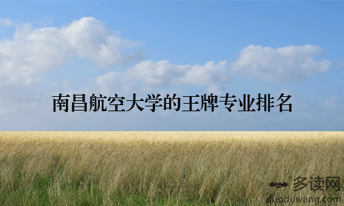 南昌航空大学的王牌专业排名