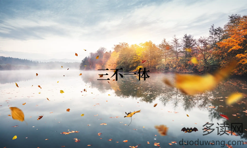 三不一体