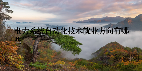 电力系统自动化技术就业方向有哪些