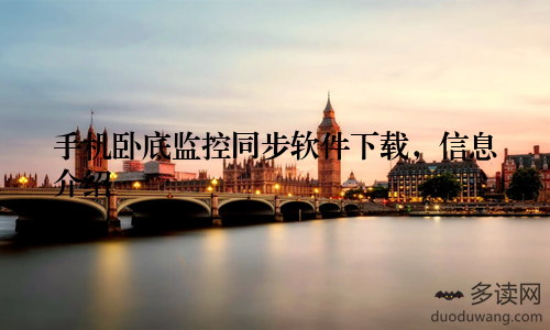 手机卧底监控同步软件下载，信息介绍