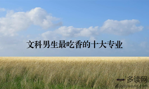 文科男生最吃香的十大专业