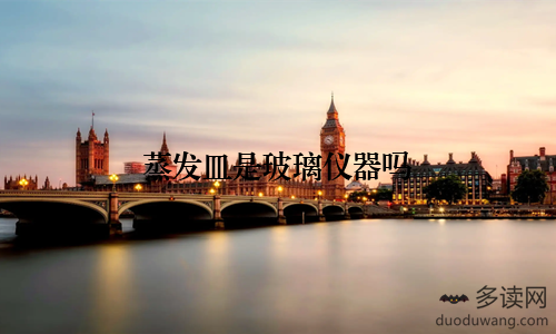 蒸发皿是玻璃仪器吗