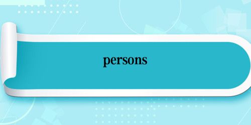 persons