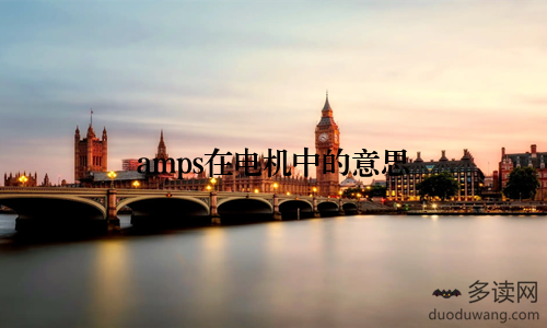 amps在电机中的意思