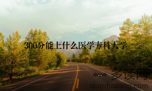 300分能上什么医学专科大学