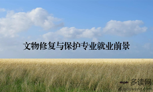 文物修复与保护专业就业前景