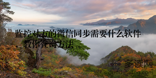 监控对方的微信同步需要什么软件，教你查询方法