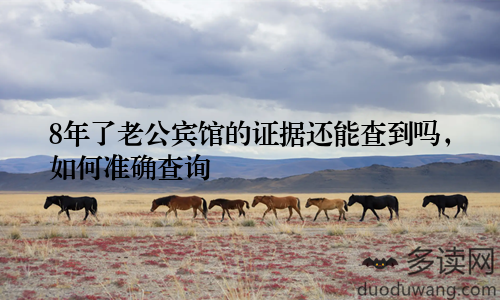 8年了老公宾馆的证据还能查到吗，如何准确查询